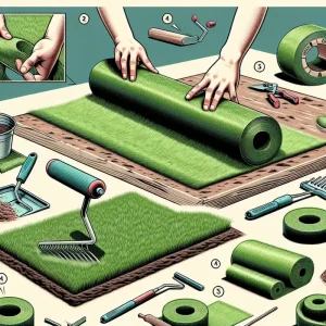 Jak położyć trawnik z rolki